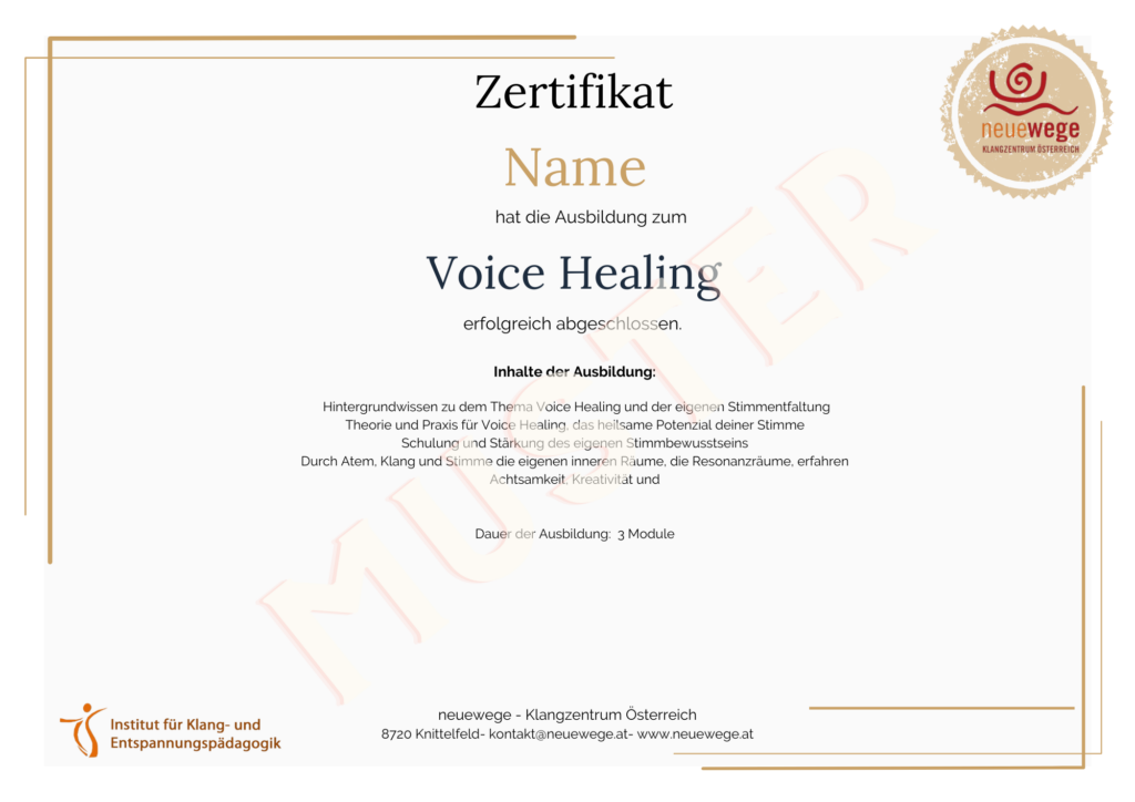 Voice Healing Zerti